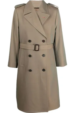 Maison Margiela Gabardina con doble botonadura