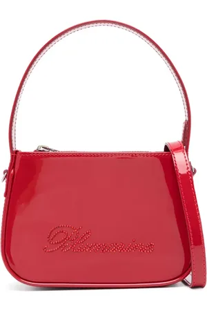 BLUMARINE Bolso shopper con acabado de charol
