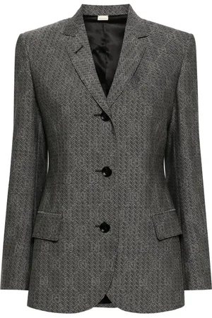 Gucci Blazer con motivo GG en chevron