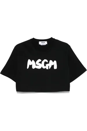 Msgm Camiseta con logo estampado