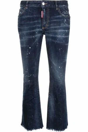 Dsquared2 Vaqueros capri acampanados