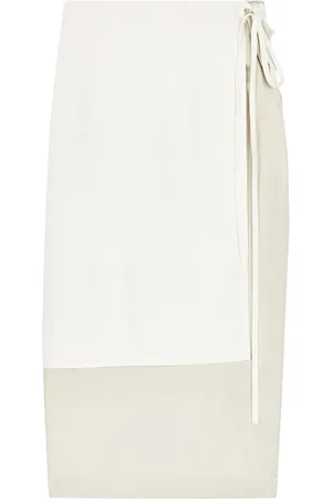 DRIES VAN NOTEN Falda vaquera cruzada