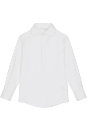Dolce & Gabbana Camisa de esmoquin con logo DG