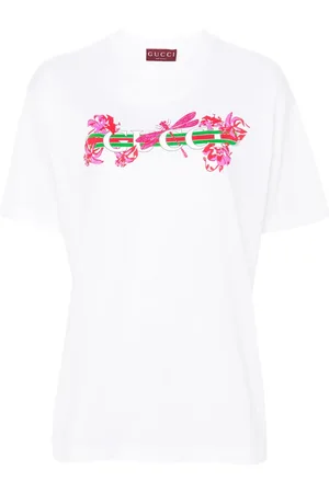 Gucci Camiseta con estampado Web