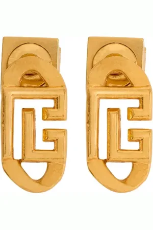 Balmain Pendientes con placa del monograma