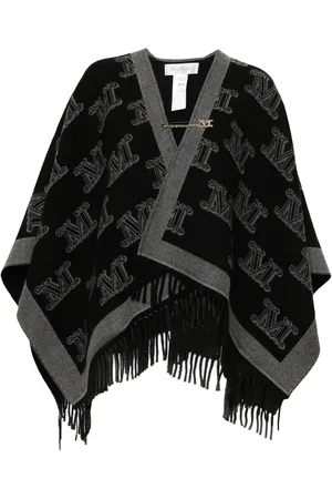 Max Mara Poncho con monograma