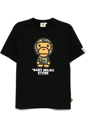 A Bathing Ape Camiseta con logo estampado
