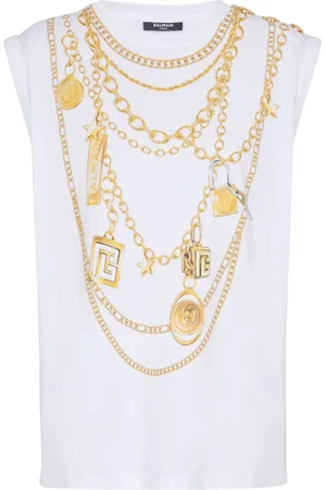 Balmain Chaleco con estampado Collier