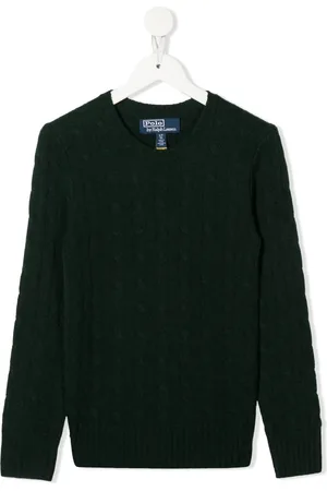 Ralph Lauren Jersey de cachemira de punto de ochos