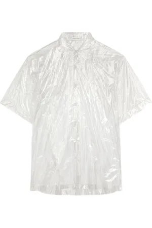 DRIES VAN NOTEN Camisa transparente de manga corta