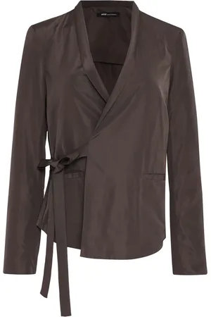 Uma Raquel Davidowicz Blazer con lazada en la cintura