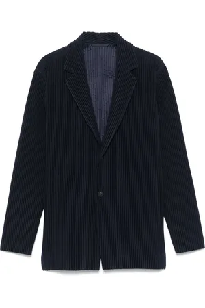 Issey Miyake Blazer con efecto plisado