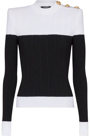 Balmain Jersey de dos tonos