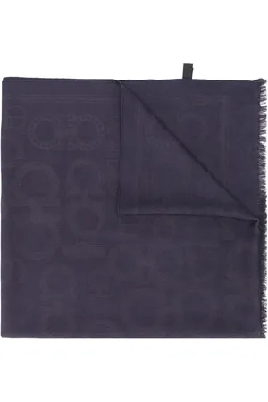 Salvatore Ferragamo Bufanda con motivo Gancini en jacquard