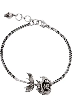 Alexander McQueen Pulsera con detalle floral