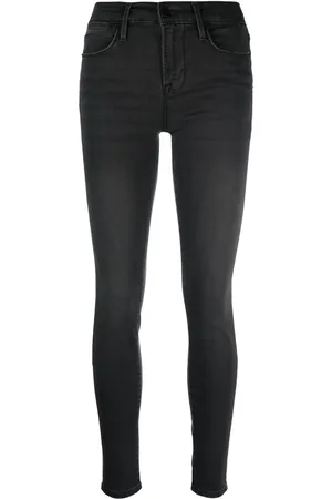 Frame Vaqueros skinny de talle alto