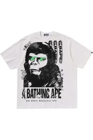 A Bathing Ape Camiseta con logo estampado