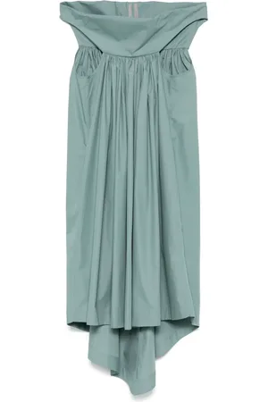 Rick Owens Vestido midi asimétrico