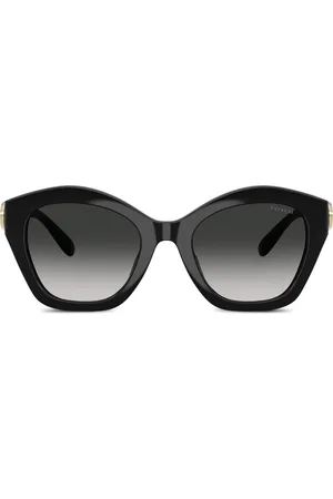Coach Gafas de sol con placa del logo