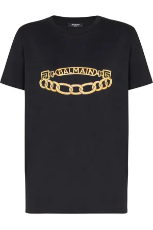 Balmain Camiseta con estampado Chain