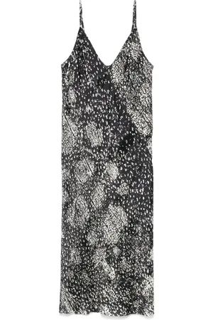 Rick Owens Slip dress con estampado Wolf
