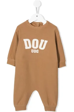 DOUUOD KIDS Pelele con logo estampado