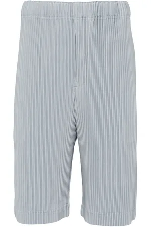 Issey Miyake Bermudas con pinzas