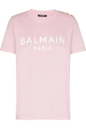 Balmain Camiseta con logo estampado