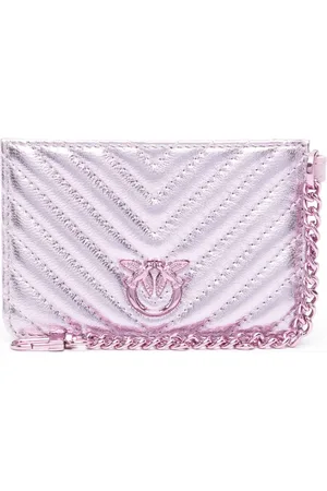 Pinko Tarjetero Love Birds acolchado