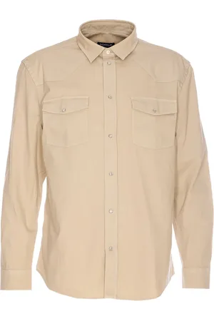 Dondup Camisa con bolsillo de solapa