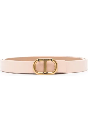 Twin-Set Cinturón Oval-T reversible
