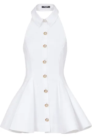 Balmain Vestido con espalda descubierta