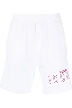 Dsquared2 Pantalones cortos de deporte con logo estampado