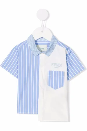 Fendi Camisa con rayas estampadas