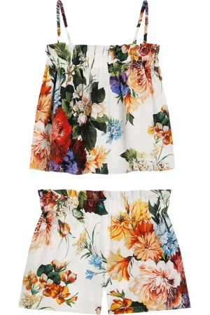 Dolce & Gabbana Set de pantalones cortos de algodón con estampado floral