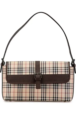 Burberry Bolso de hombro House Check Canvas 2000-2017