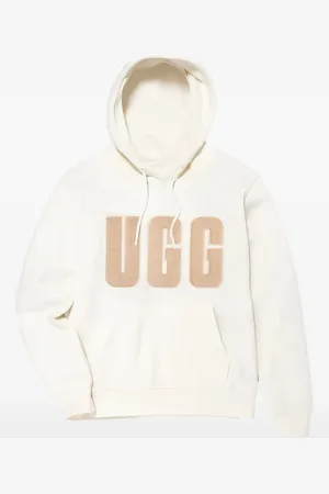 UGG Logo-embroidered hooded sweatshirt