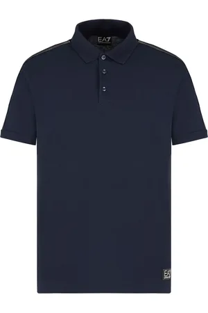 EA7 Polo con parche del logo