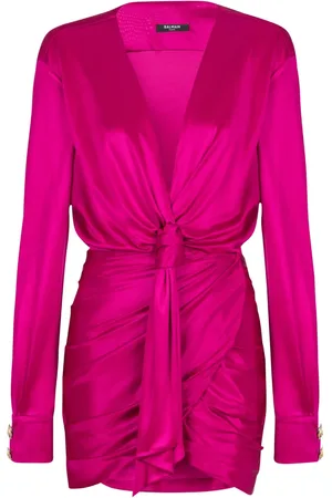 Balmain Vestido drapeado