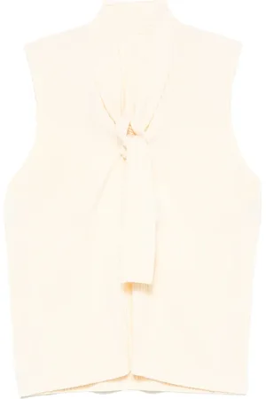 Issey Miyake Plissé-effect vest