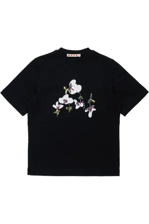 Marni Orchid-print T-shirt