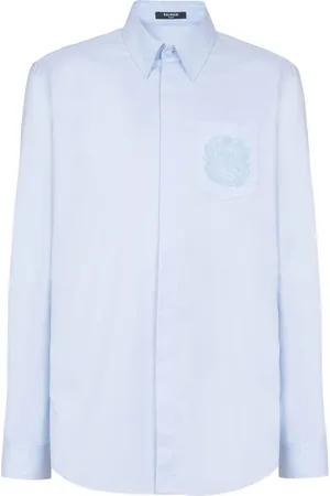 Balmain Camisa con logo bordado