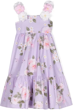 MONNALISA Vestido con estampado floral