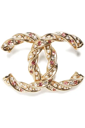 CHANEL Broche con logo CC entrelazado 2024