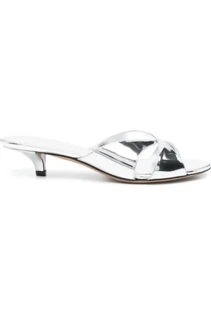 PARIS TEXAS Mules de piel con tacón de 40 mm