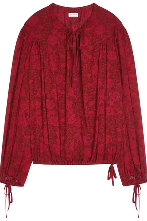 DRIES VAN NOTEN Blusa con motivo floral