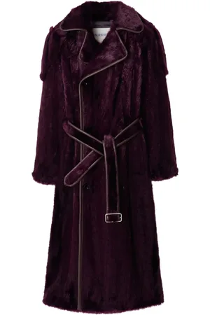 Burberry Gabardina de pelo artificial
