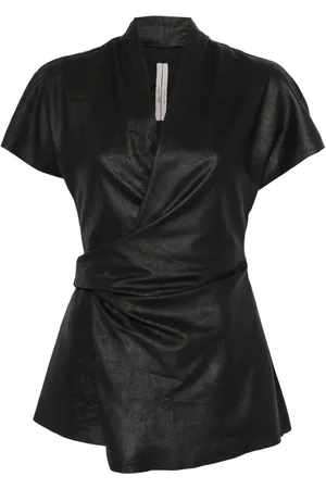 Rick Owens Top con cuello alto