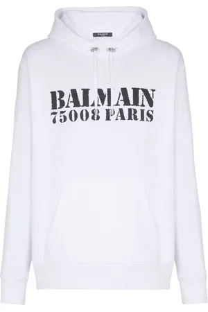 Balmain Sudadera con capucha y logo