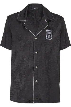 Balmain Camisa de pijama varsity